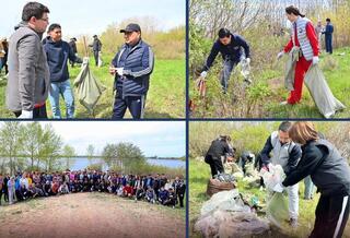 Члены Президентского молодежного кадрового резерва приняли участие в экологической акции «Таза Қазақстан»