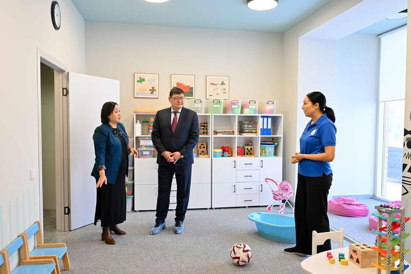 Аким области посетил реабилитационный центр для детей с аутизмом