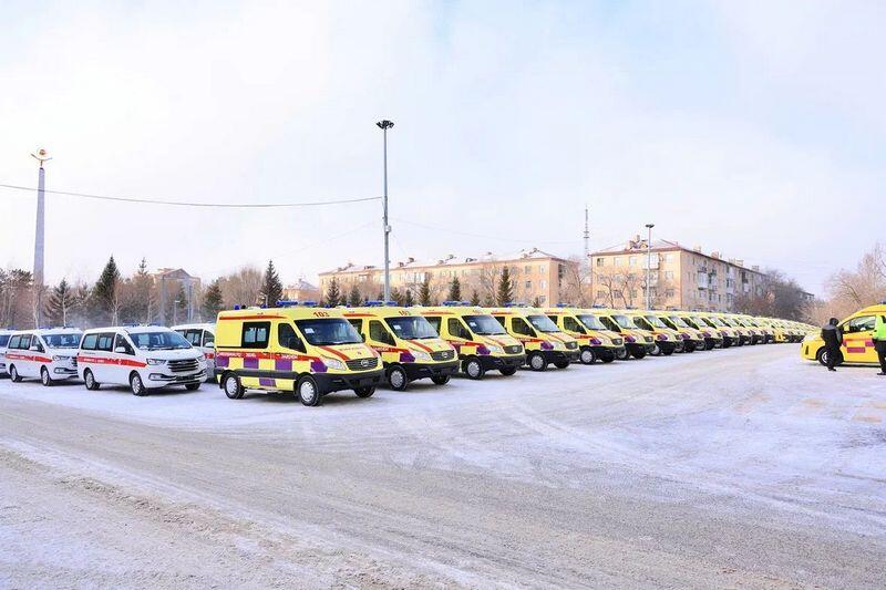 115 новых машин получила служба скорой помощи Карагандинской области