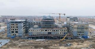 Многопрофильная больница в Кызылорде будет введена в эксплуатацию до конца года