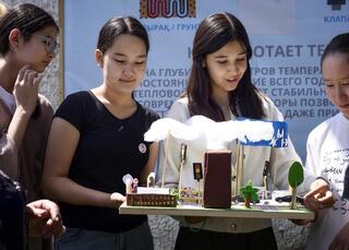 Открытие Климатической школы для детей на территории Коргалжынского государственного природного заповедника