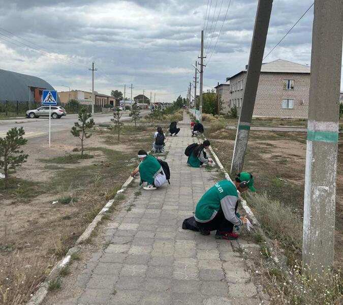 В рамках программы «Таза Қазақстан» в области Ұлытау прошли экологические акции