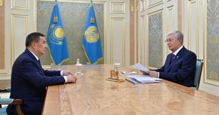 Глава государства принял акима Акмолинской области Марата Ахметжанова