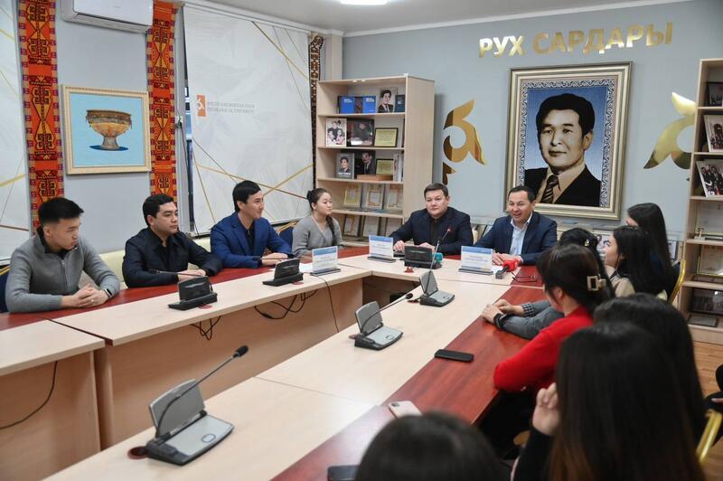 В Шымкенте состоялась встреча со студентами из Мангистауской области