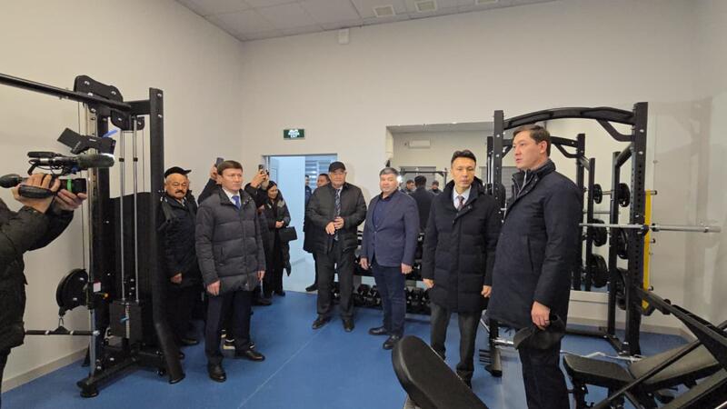 В селе Кейден сдан в эксплуатацию новый зал борьбы