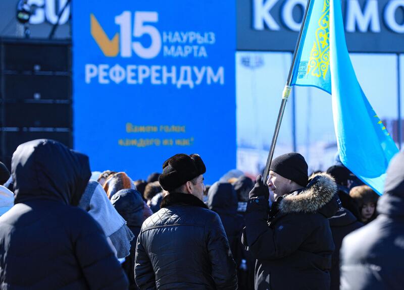 В Актобе в поддержку референдума состоялся молодежный фестиваль