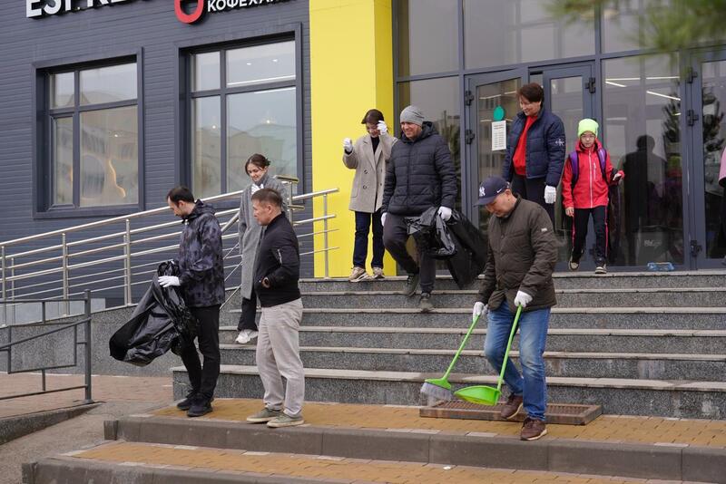 К экоакции «Таза Қазақстан» присоединились столичные тренеры