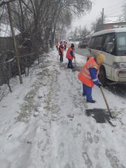 Снегопад в Алматы: задействованы 436 ед. техники и 1125 рабочих