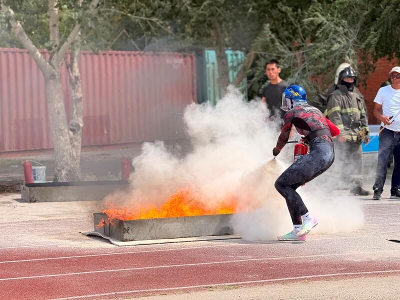 Завершился третий этап IX турнира по пожарно-спасательному спорту