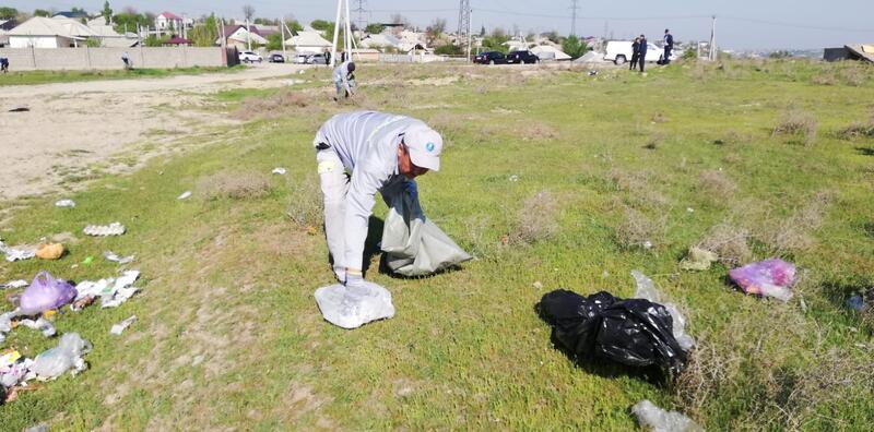 АЛЬ-ФАРАБИЙСКИЙ РАЙОН ПРИНЯЛ УЧАСТИЕ В АКЦИИ «ТАЗА КАЗАХСТАН»