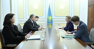 Министр иностранных дел Казахстана принял Посла Великобритании