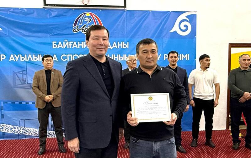 В селе Дияр предприниматели и местные жители построили спортзал