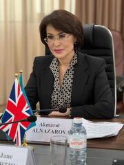 А.АЛЬНАЗАРОВА И ПОСОЛ ВЕЛИКОБРИТАНИИ В РК ОБСУДИЛИ РЯД СОВМЕСТНЫХ ИНИЦИАТИВ