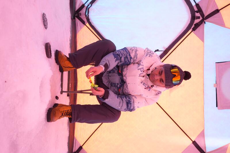 В Жетісу на озере Балхаш впервые прошел фестиваль зимней рыбалки