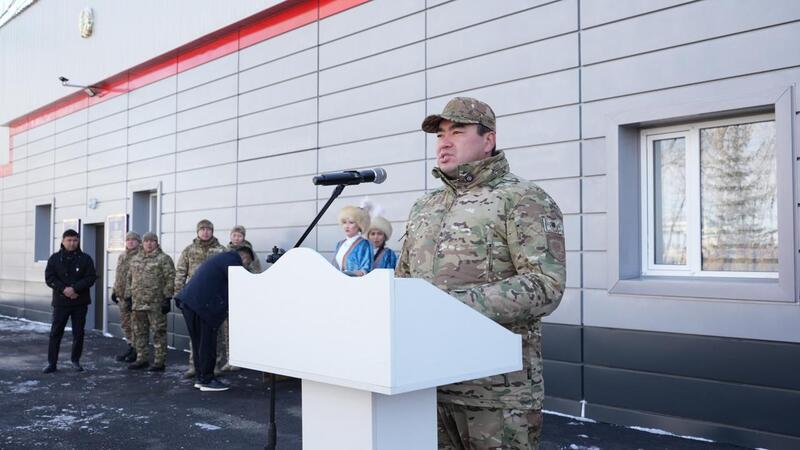 В селе Сарыозек начала работу обновленная пожарная часть