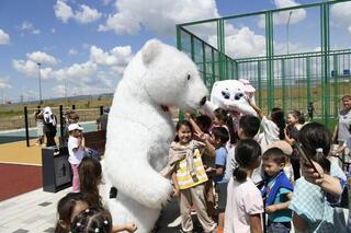 Новое общественное пространство на месте пустыря открыли в Астане