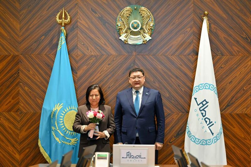 В области Абай отметили вклад финансистов