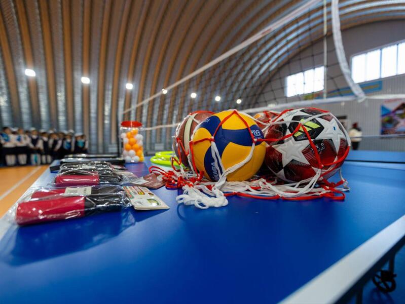 В селе Кокбастау построен новый спортивный комплекс