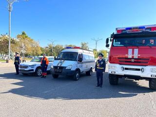 В честь Дня Спасателя Департаменту по ЧС Жамбылской области вручены ключи от новой техники