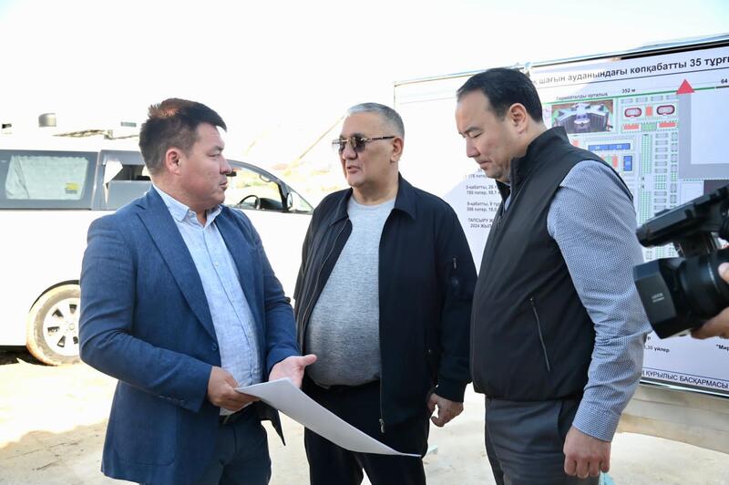 Вице-министр Тимур Карагойшин ознакомился с инфраструктурными объектами строительства в Шымкенте