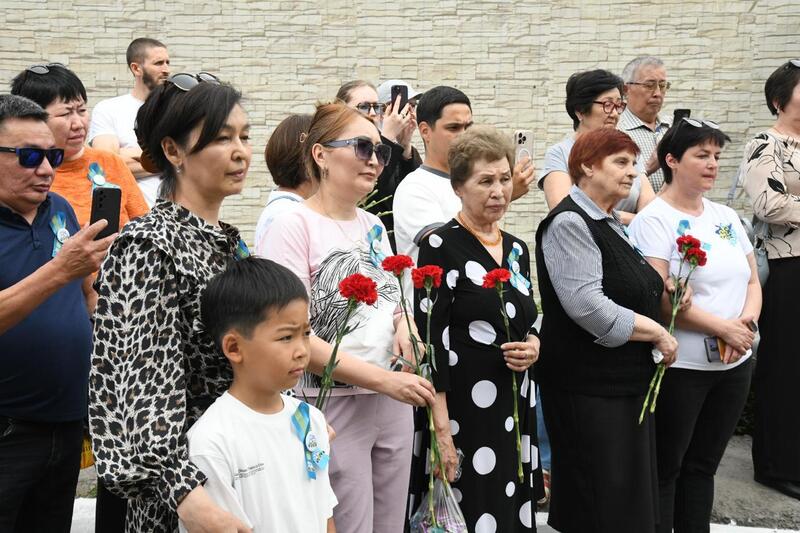 В Астане установили мемориальную доску ветерану Великой Отечественной войны Шаяхмету Касымову