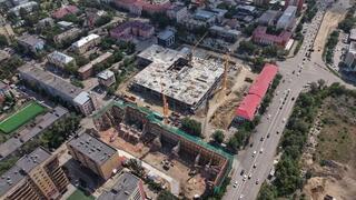 В Семее продолжается строительство торгово-развлекательного центра «Semey Mall»