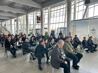 В международном аэропорту «Аулие Ата» г.Тараз проведено занятие по безопасности