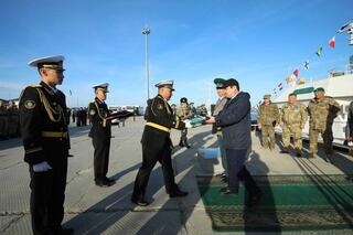 В Мангистауской области на службу заступил новый корабль береговой охраны