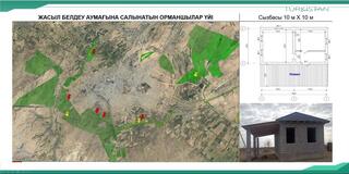 ТУРКЕСТАН: НА ТЕРРИТОРИИ «ЗЕЛЕНОГО ПОЯСА» СТРОЯТСЯ ПЯТЬ ДОМОВ ДЛЯ ЛЕСНИКОВ
