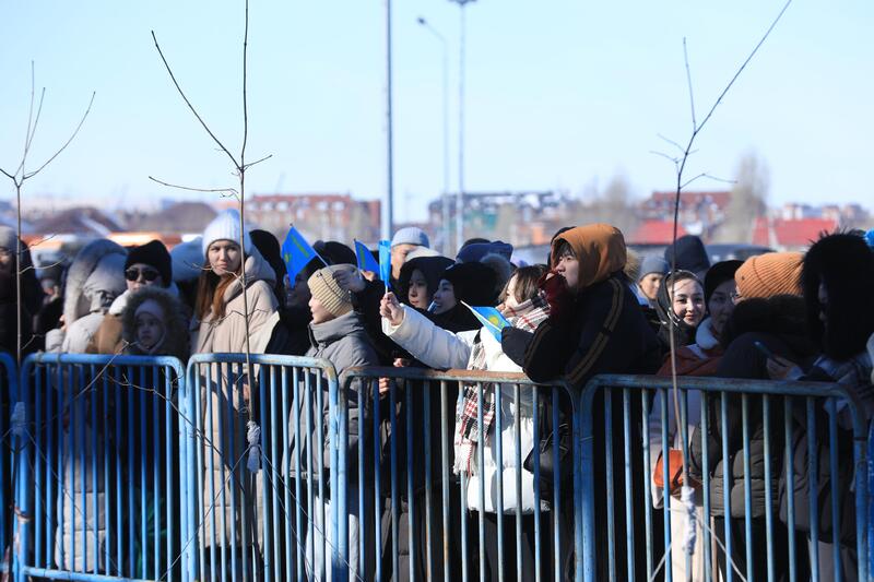 В Актобе в поддержку референдума состоялся молодежный фестиваль