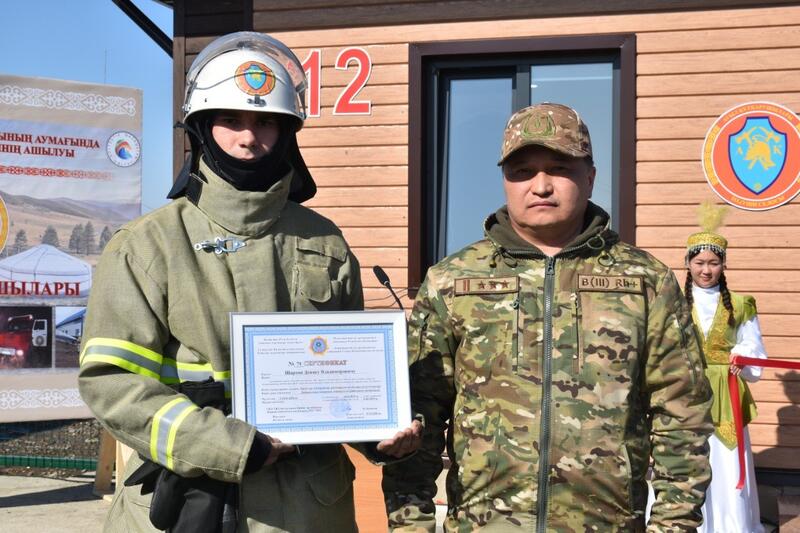 В Казахстане открыт 164-й добровольный пункт пожаротушения «Ауыл құтқарушылары»