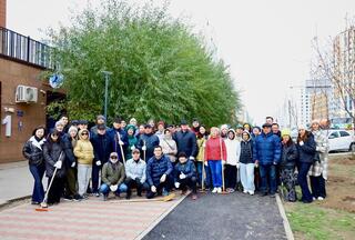В рамках республиканской экологической акции «Таза Қазақстан» коллектив Высшего Судебного Совета Республики Казахстан принял участие в общегородском субботнике