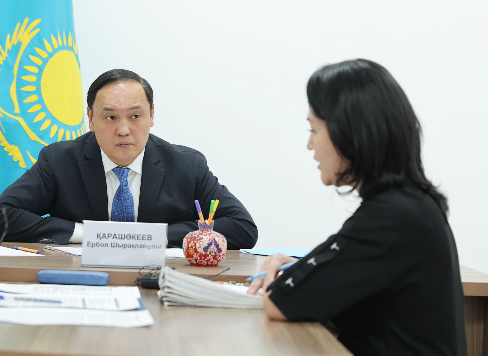Ербол Карашукеев провел прием граждан