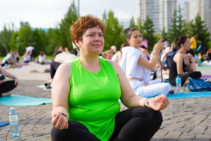 В Астане пройдет открытая тренировка в честь Международного дня йоги