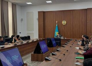 Прошло совещание, посвящённое вопросам проведения Республиканского диктанта по финансовой безопасности