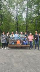 «Алматы - наш общий дом»: пенсионеры Центров активного долголетия провели плоггинг в трех парках Алматы