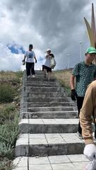Волонтеры очистили памятник Барақ-Батыр к выходу из села Курчум