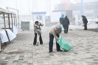 Масштабная генеральная уборка проходит в Астане в День очищения