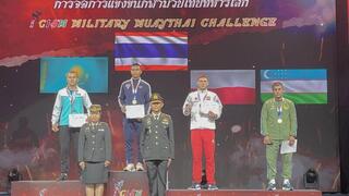 Гвардеец из Казахстана стал серебряным призером чемпионата мира по муайтай среди военнослужащих
