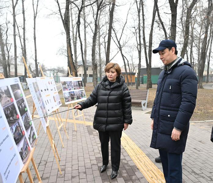 Аким Алматы в ходе рабочего объезда посетил объекты Жетысуского района
