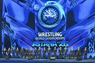 В Астане состоялось открытие чемпионата мира по видам борьбы