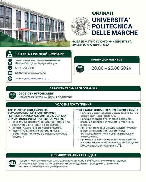 Контакты приемной кампании филиалов зарубежных вузов