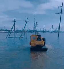 В Костанайской области проводятся работы по восстановлению электроснабжения сел, пострадавших от паводка