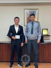 Студент из Усть-Каменогорска награжден медалью МЧС РК за спасение ребенка