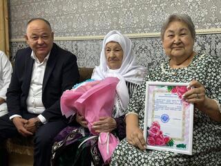 Юбилей труженицы тыла: Кадише Бимагамбетовой - 100 лет