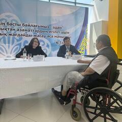 Н. Сагиндыкова рассказала жителям Туркестанской области об усилении мер социальной поддержки