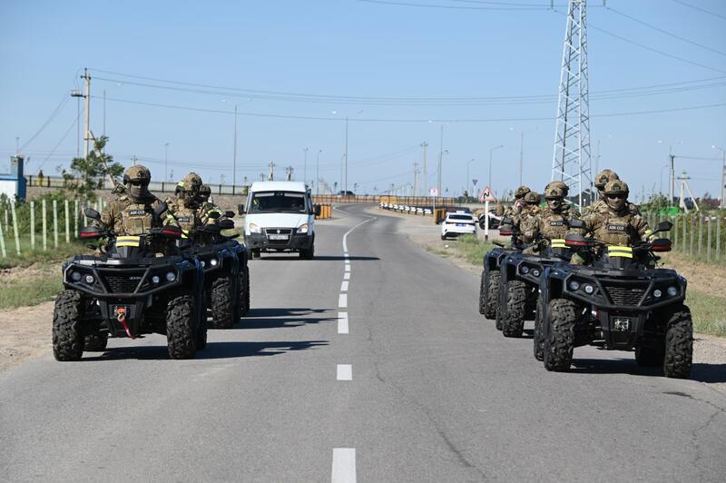 Подразделения Министерства обороны обеспечивают безопасность визита высшего уровня
