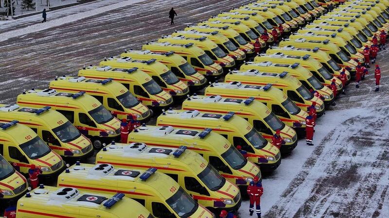 В КОСТАНАЙСКОЙ ОБЛАСТИ ОБНОВЛЕН АВТОПАРК СКОРОЙ ПОМОЩИ: ВРУЧЕНЫ КЛЮЧИ ОТ 50 НОВЫХ РЕАНИМОБИЛЕЙ