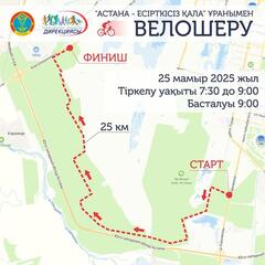 «Астана-город без наркотиков»: в столице пройдет массовый велопробег