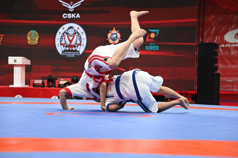 Сильнейшие бойцы мира сошлись на татами в Астане: Казахстан принимает первый чемпионат мира по қазақ күресі среди военнослужащих
